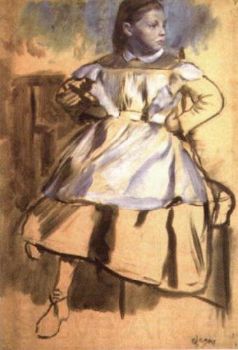 Edgar Degas Giulia Bellelli,Study for The Bellelli family Spain oil painting art